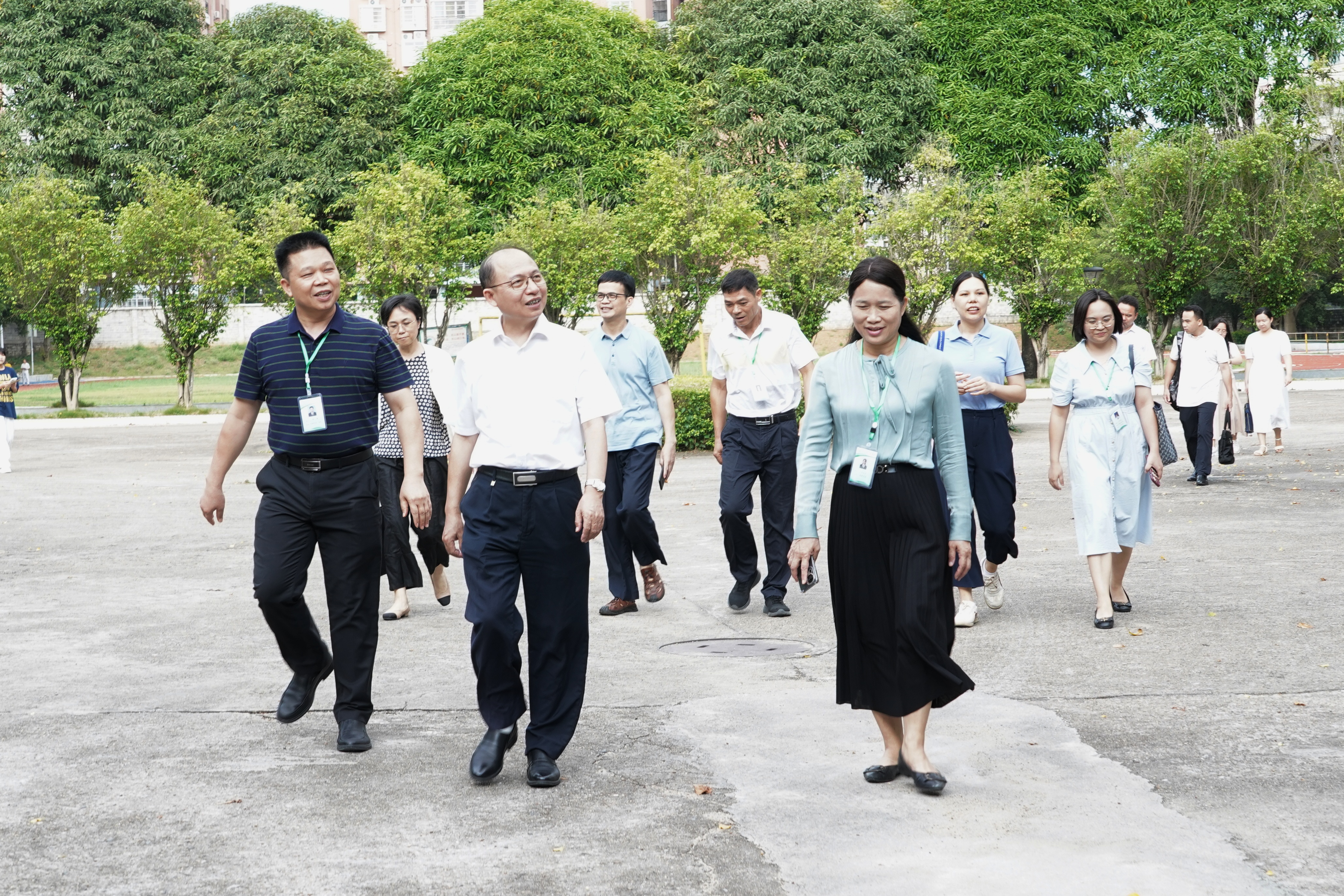 中共南宁市委政策研究室(市委改革办)调研组到南宁市卫生学校黎塘校区开展调研指导工作-南宁市卫生学校