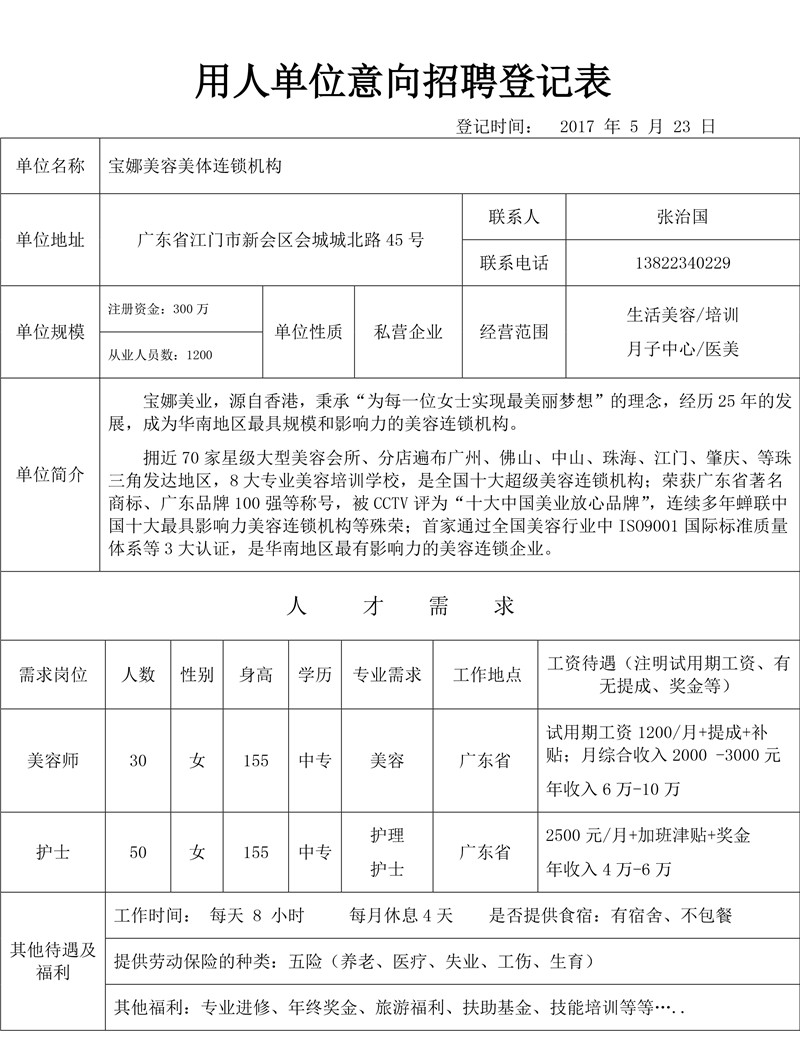 宝娜美容美体连锁机构招聘登记表.jpg
